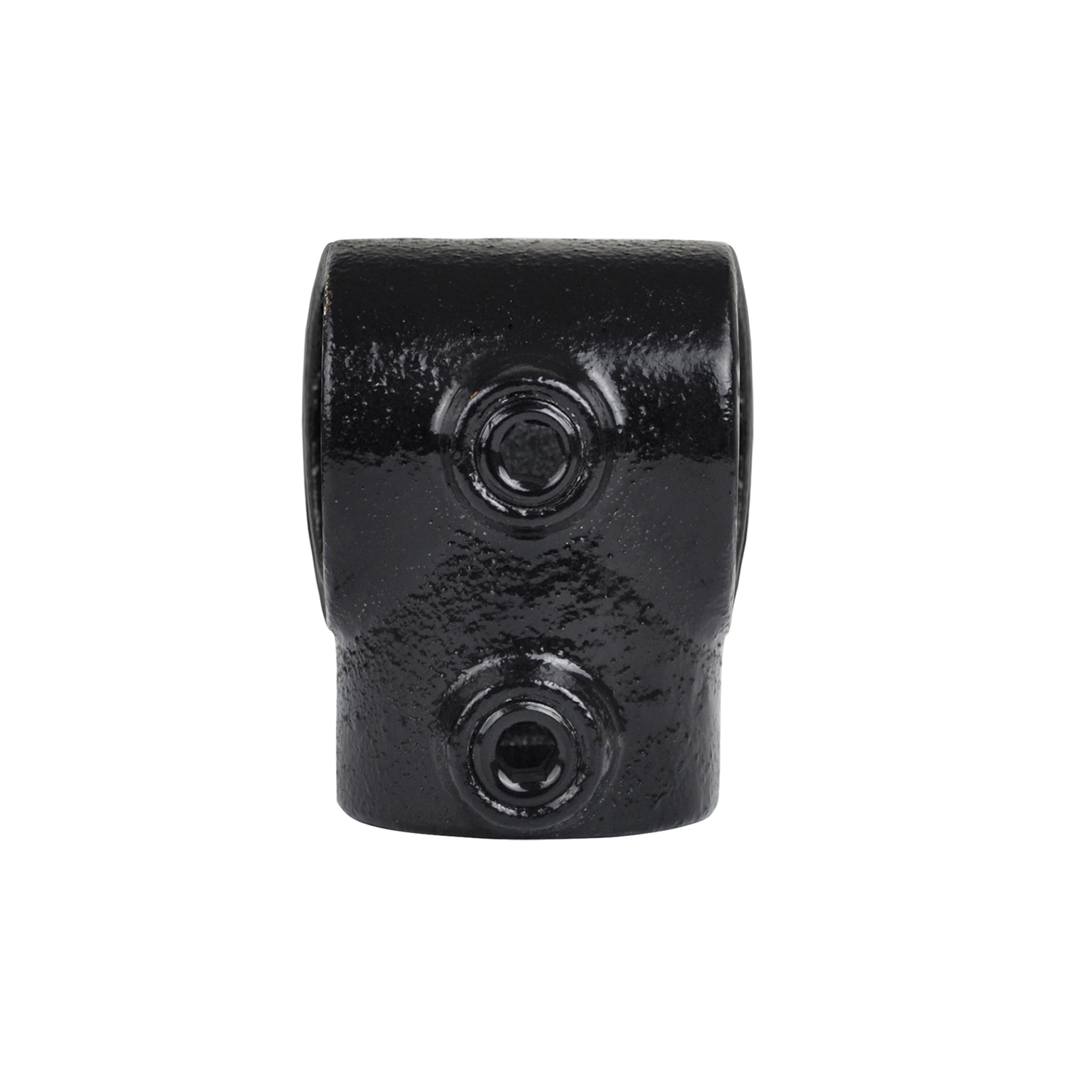 Té court noir 33,7 mm (1")