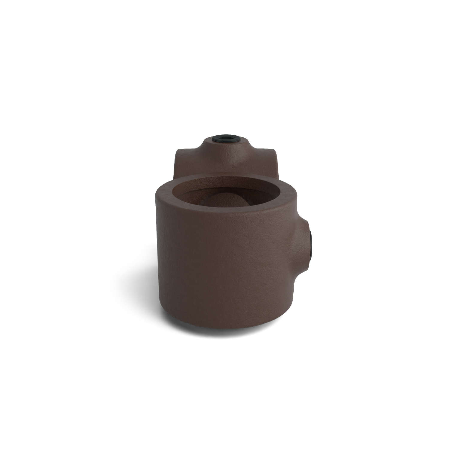 161-B Croisillon 90°- 33.7 mm brun