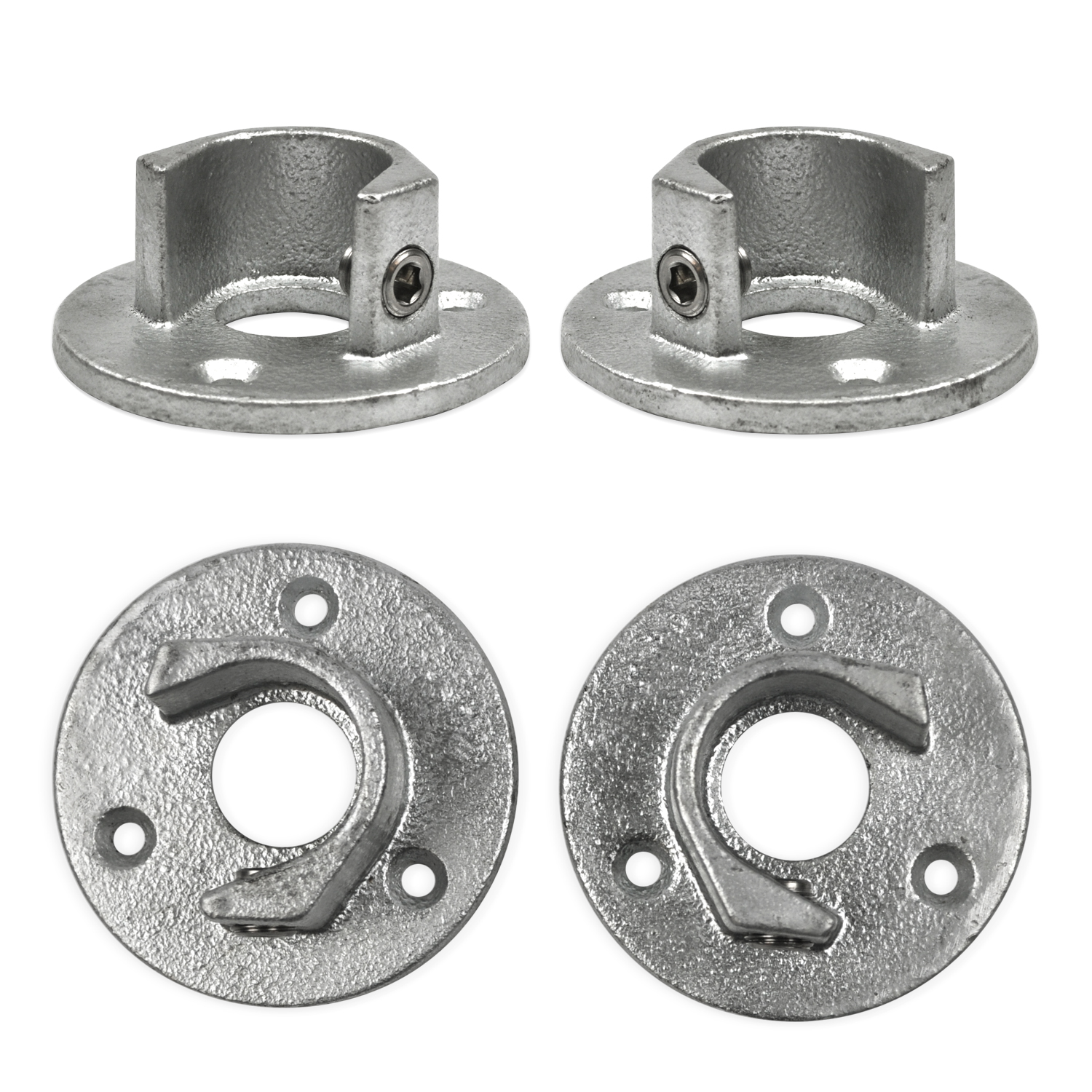 Repose-pieds rond avec insert (SET) 26,9 mm (¾")