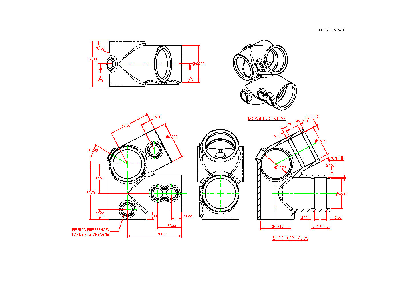 Arc de gouttière 42,4 mm (1 1/4")