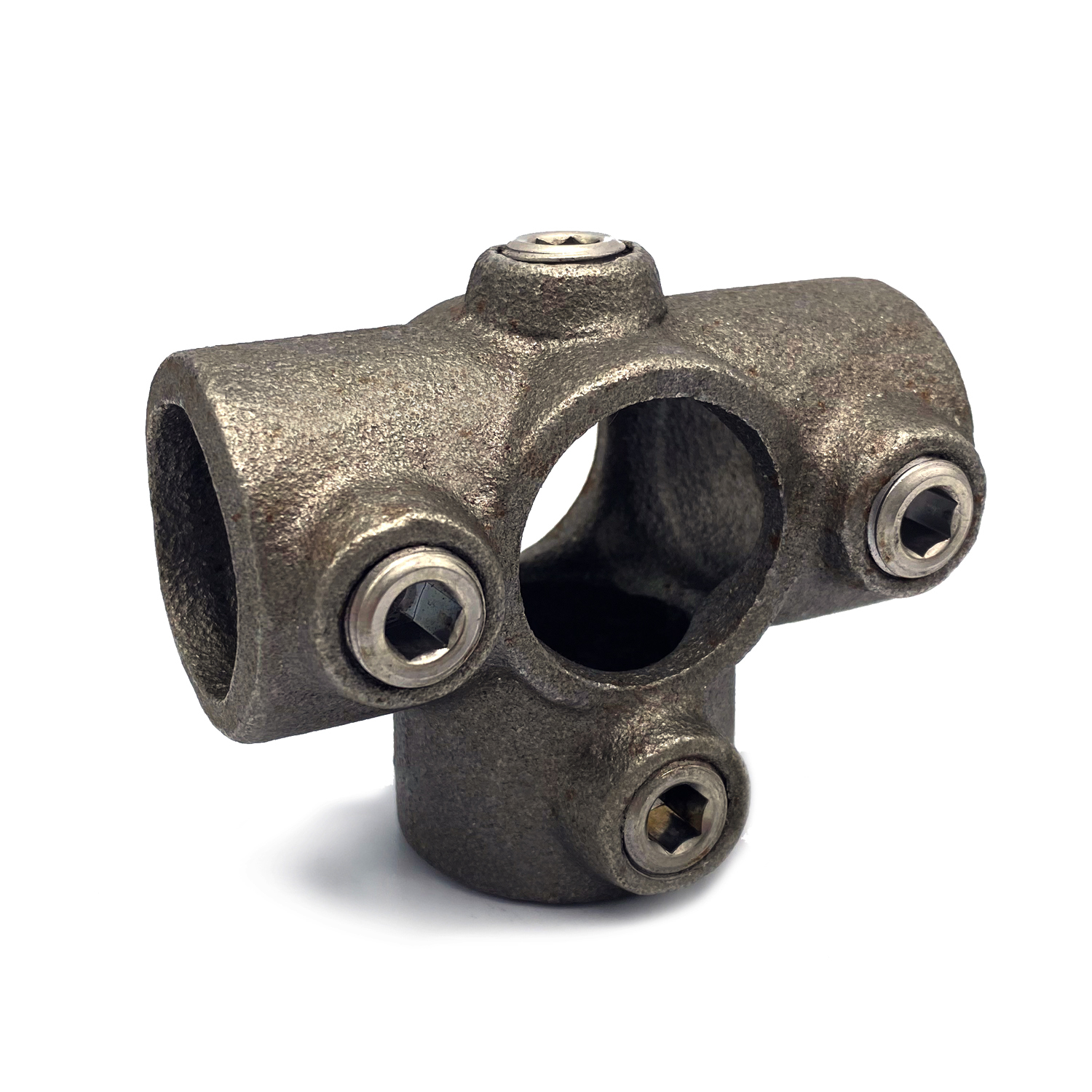 176-B Pièce en T pour tube de support - 33.7 mm (NAT.)