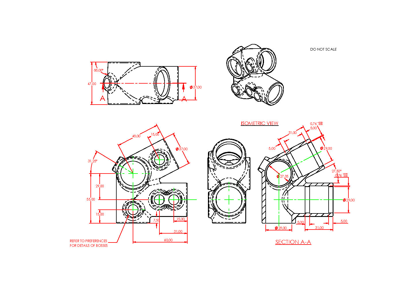 Arc de gouttière 26,9 mm (½").