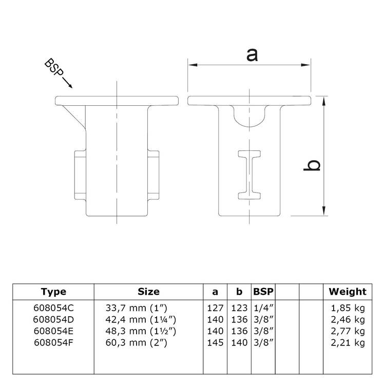 Socle routier 26.9 mm (3/4")