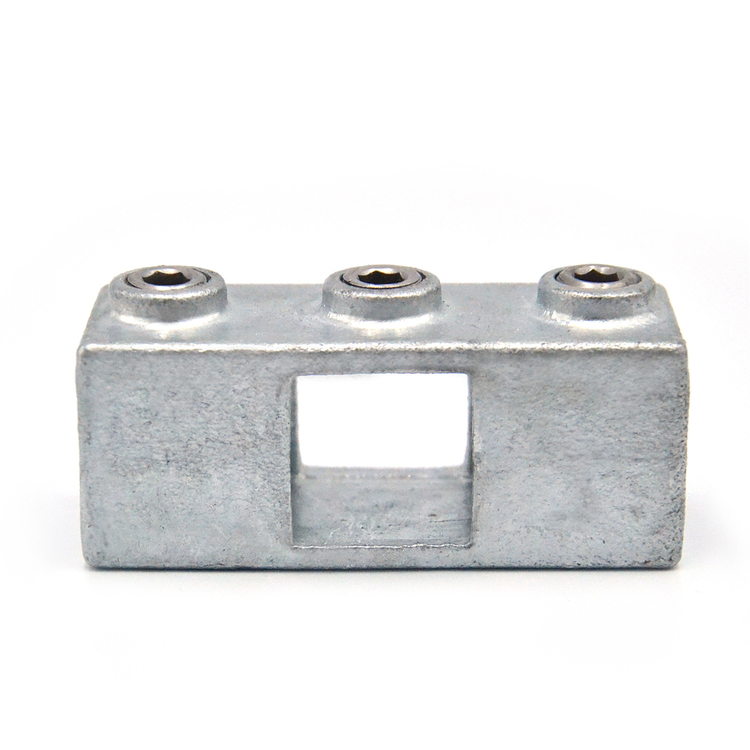 Croix, continue pour tubes carrés - 25 mm