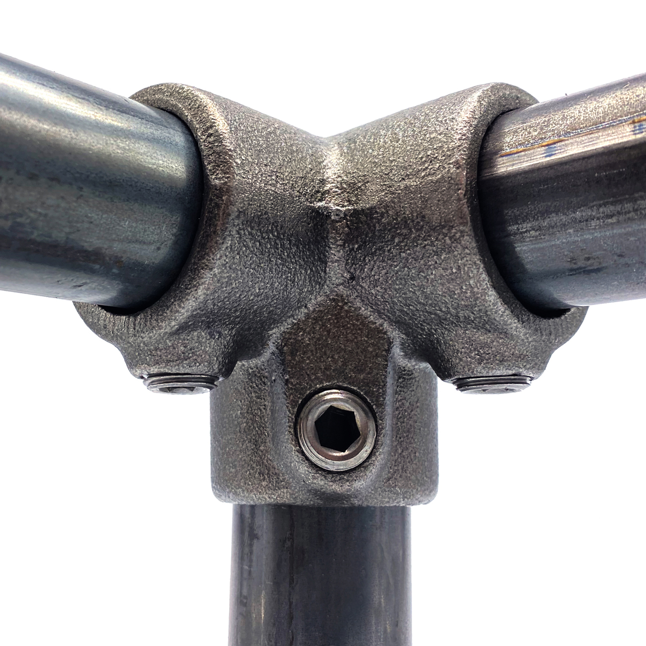 128-B Pièce d'angle à 3 voies 90°- 33.7 mm (NAT.)