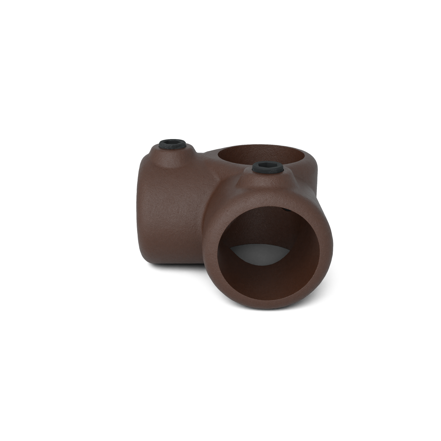 116-A Raccord d'angle 90°- 26.9 mm brun