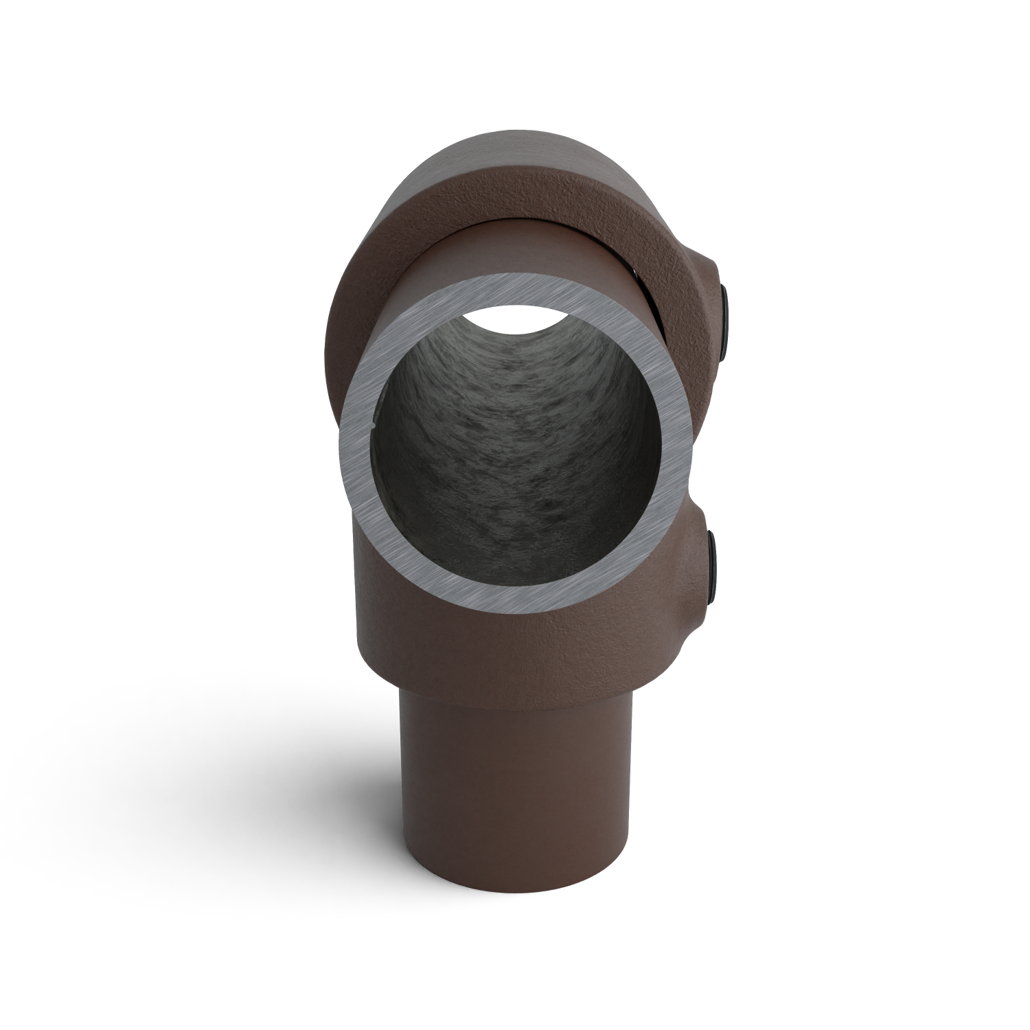 101-A Té court - 26.9 mm brun