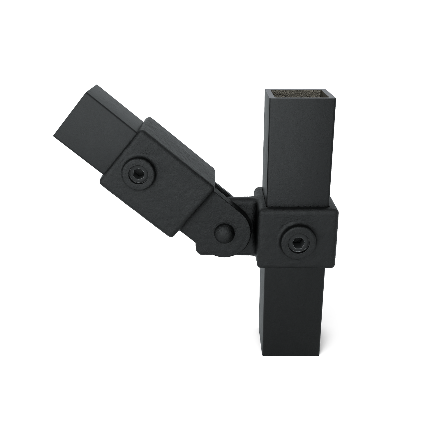 Raccord simple noir - 40 mm