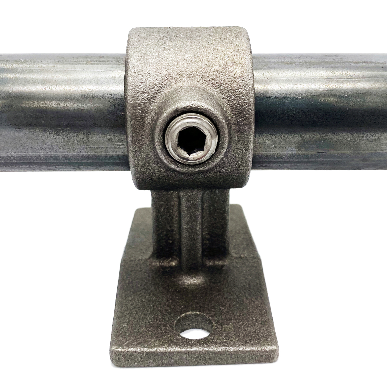 143W-C Support de main courante - 42,4 mm (NAT.)