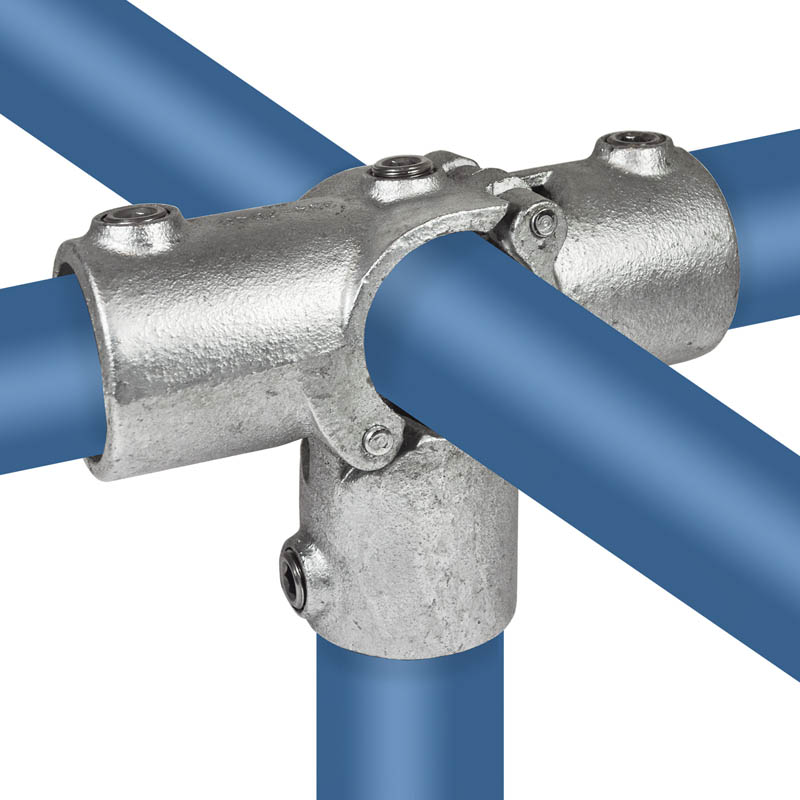 Té ouvert (pliable) avec sortie latérale 48,3 mm (1½")