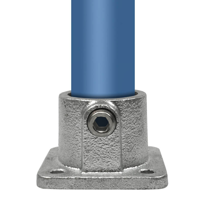 Plaque de base, carrée, traversante 42,4 mm (1¼")