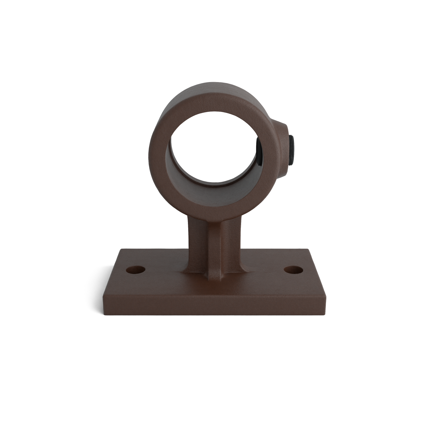 143W-B Support de main courante. - 33.7 mm brun